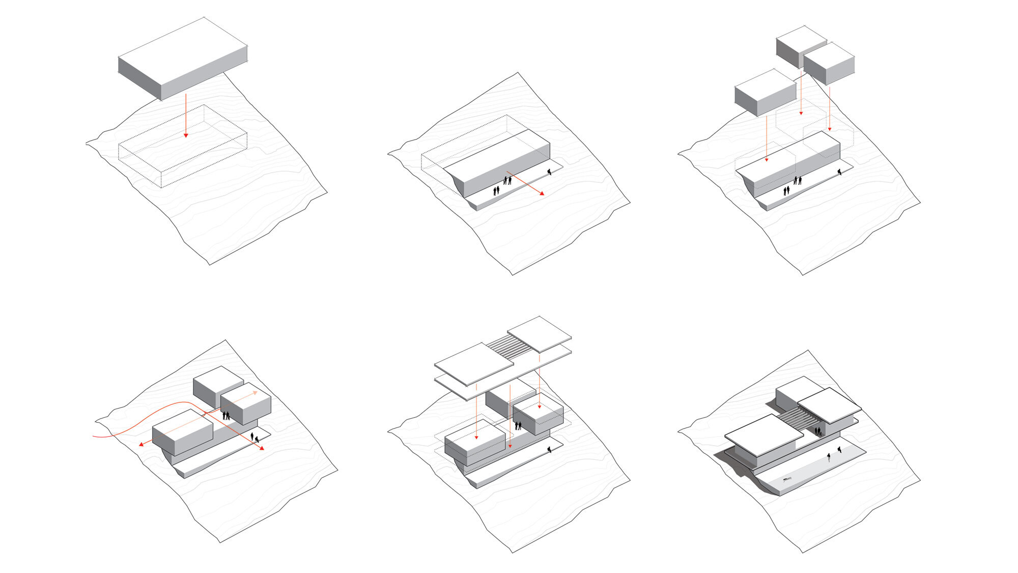 CCY Architects Pavilion House Working Diagrams