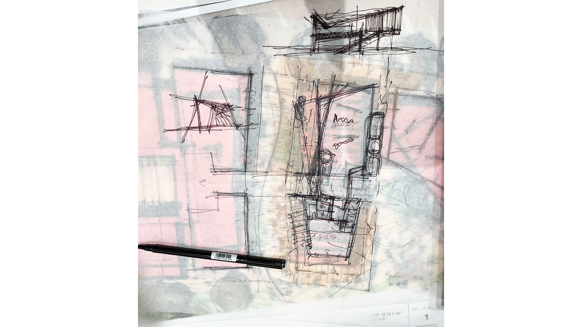 CCY Architects The Art Base plan sketch